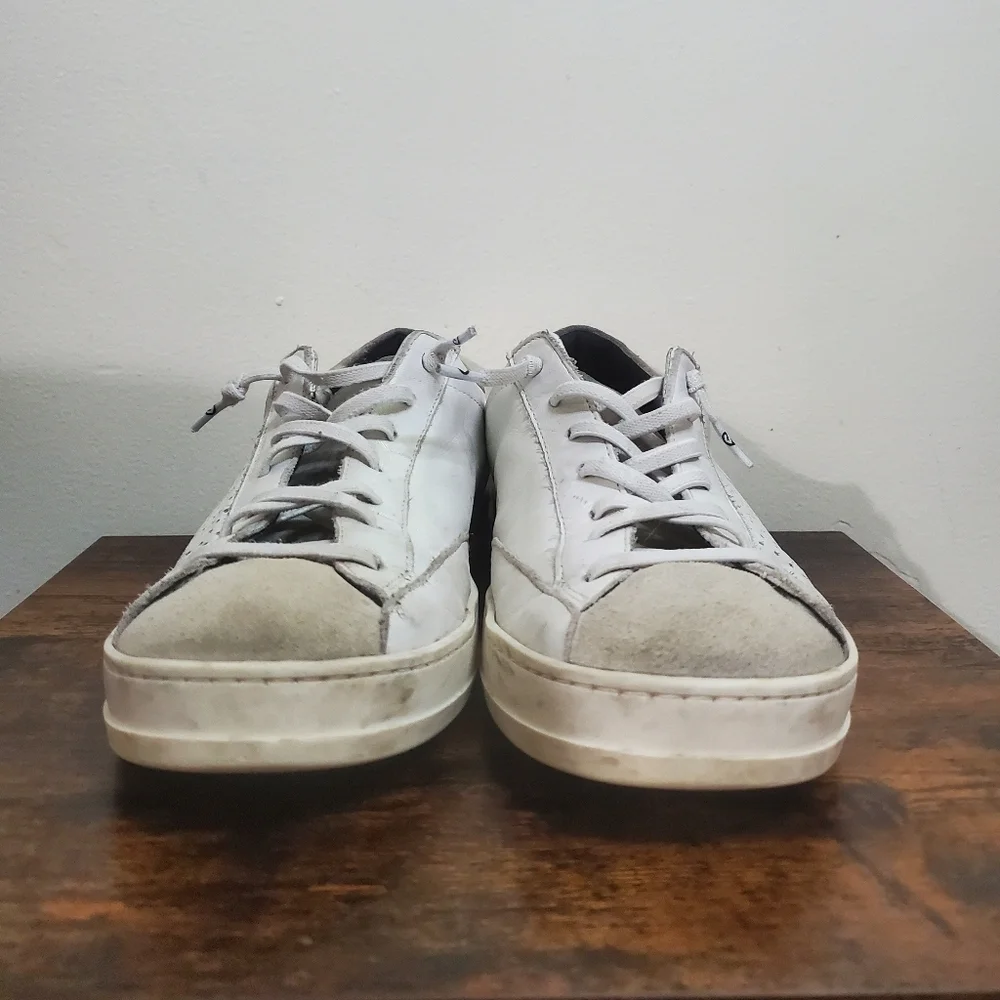 Womens P448 John W Textured Iridescent Sneakers Size 10.5